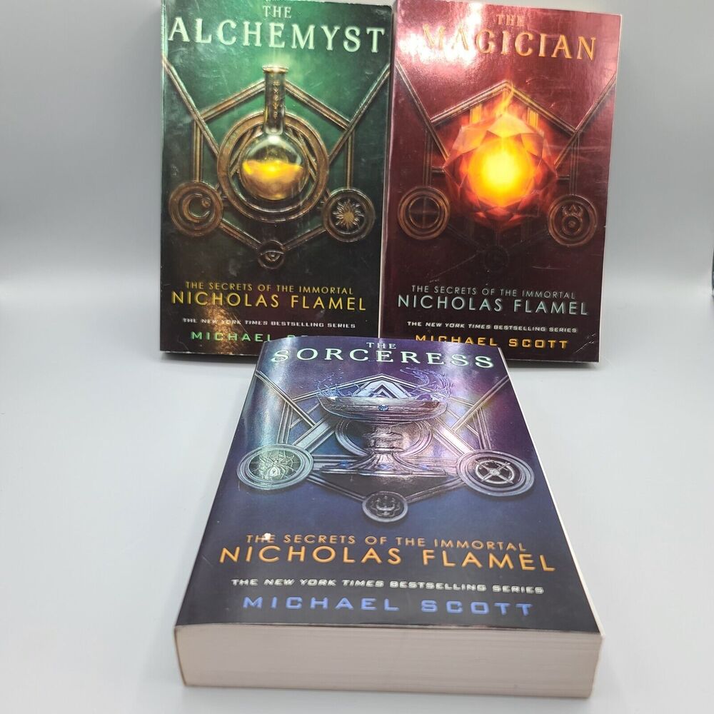 Secrets of the Immortal Nicholas Flamel Set 1-3 Michael Scott Paperback